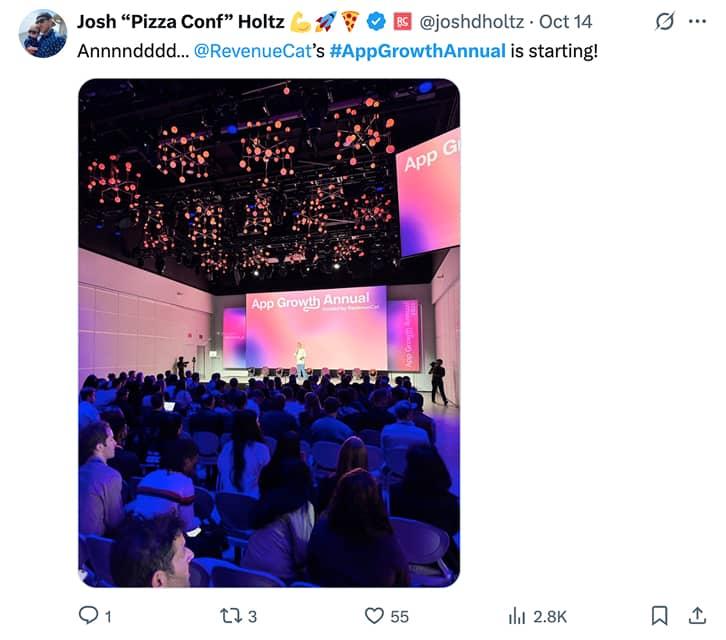 User review from @joshdholtz about App Growth Annual